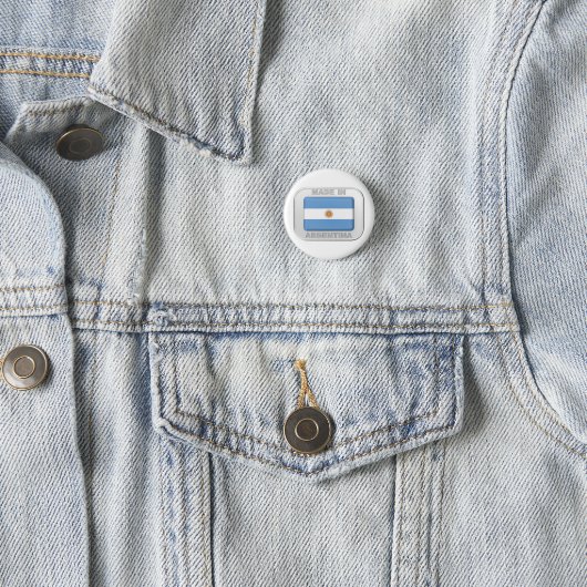 Made in Argentinien Button (Beispiel)