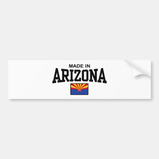 Made in Arizona Autoaufkleber (Vorne)