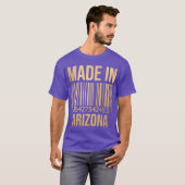 Made in Arizona in Gold T-Shirt (Vorne ganz)