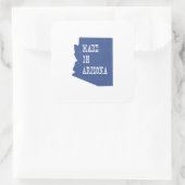 Made in Arizona Quadratischer Aufkleber (Tasche)