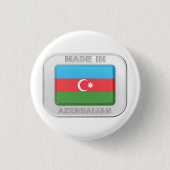 Made in Aserbaidschan Button (Vorderseite)