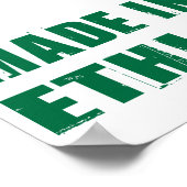 Made in Äthiopien Poster (Ecke)