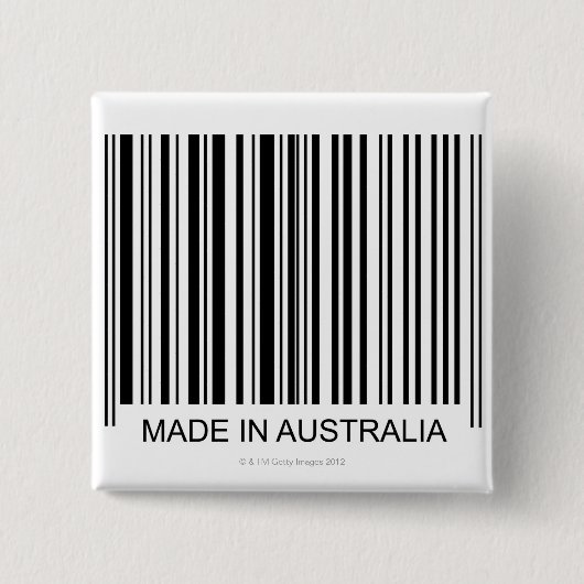 Made in Australia Button (Vorderseite)
