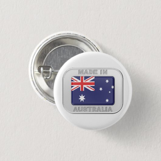 Made in Australia Button (Vorne & Hinten)