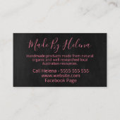 Made in Australia National Blume Visitenkarte (Rückseite)