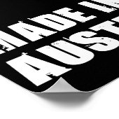 Made in Australia Poster (Ecke)