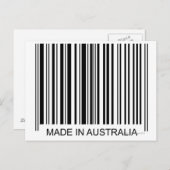 Made in Australia Postkarte (Vorne/Hinten)