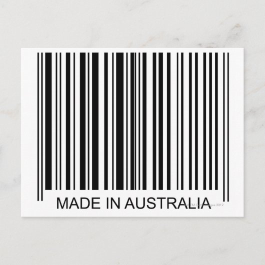 Made in Australia Postkarte (Vorderseite)