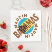 Made in Bahamas Serviette (Beispiel)