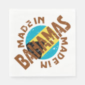 Made in Bahamas Serviette (Vorderseite)