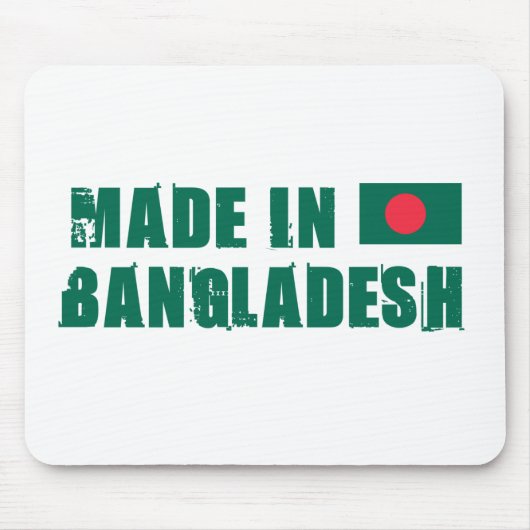 Made in Bangladesch Mousepad (Vorne)