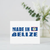 Made in Belize Postkarte (Stehend Vorderseite)