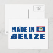 Made in Belize Postkarte (Vorne/Hinten)
