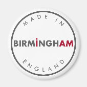 Made in Birmingham Maget Magnet (Vorne)