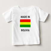 Made in Bolivien Baby T-shirt (Vorderseite)