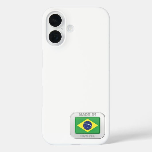 Made in Brasilien Case-Mate iPhone Hülle (Rückseite)