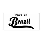 Made in Brasilien Gummistempel (Prägung)