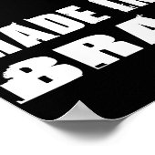 Made in Brasilien Poster (Ecke)