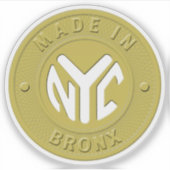 Made in Bronx Token Aufkleber (Vorderseite)