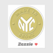 Made in Bronx Token Aufkleber (Blatt)