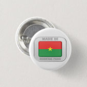 Made in Burkina Faso Button (Vorne & Hinten)