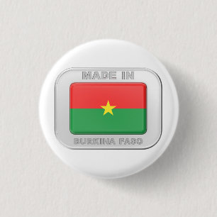 Made in Burkina Faso Button