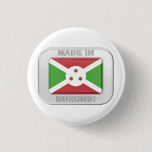 Made in Burundi Button