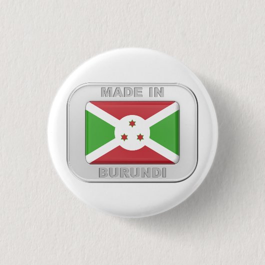 Made in Burundi Button (Vorderseite)
