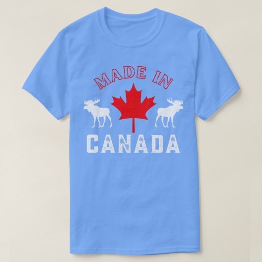 Made in Canada Canadian Pride Elk Maple T-Shirt (Design vorne)