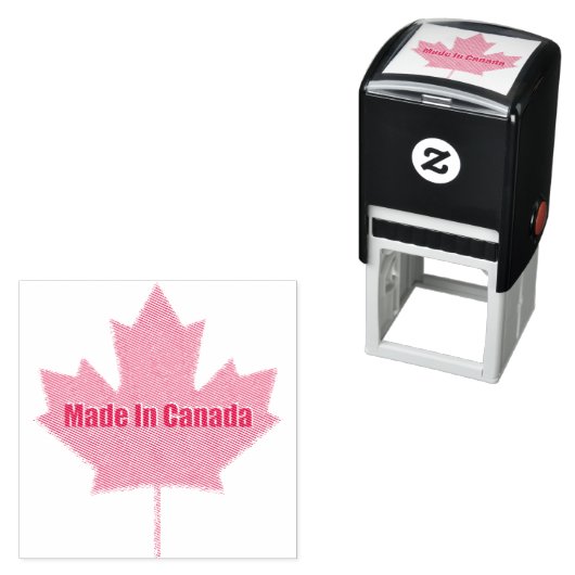 Made in Canada Custom Briefmarke Permastempel (Beispiel)