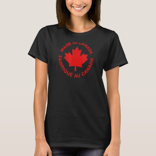 Made in Canada Fabrique au Canada Pride T-Shirt (Vorderseite)