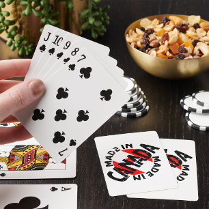 Made in Canada Label Playing Cards Spielkarten
