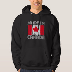 Made in Canada Vintag kanadische Flag Liebe Canada Hoodie