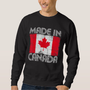 Made in Canada Vintag kanadische Flag Liebe Canada Sweatshirt