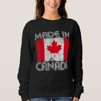 Made in Canada Vintag kanadische Flag Liebe Canada Sweatshirt