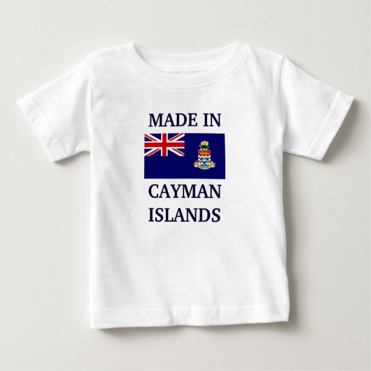 Made in Cayman Islands Baby T-shirt (Vorderseite)