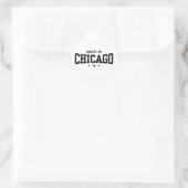 Made in Chicago Runder Aufkleber (Tasche)