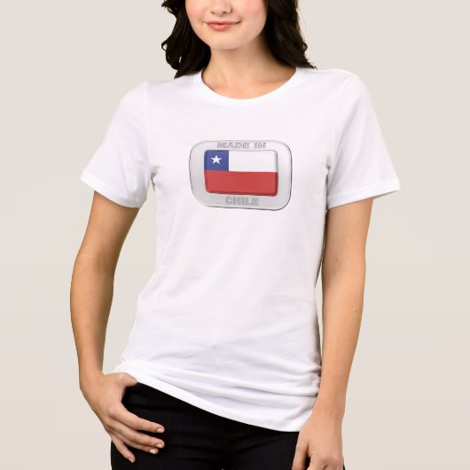 Made in Chile Tri-Blend Shirt (Vorderseite)