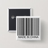 Made in China Button (Vorne & Hinten)