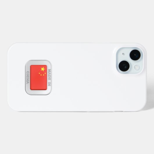 Made in China Case-Mate iPhone Hülle (Rückseite (Horizontal))