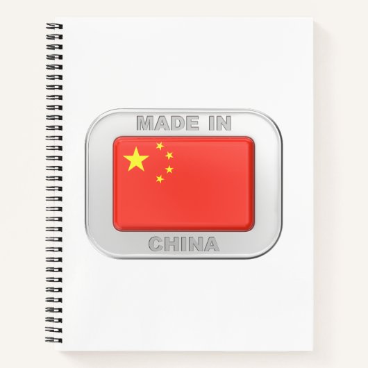 Made in China Notizblock (Vorderseite)