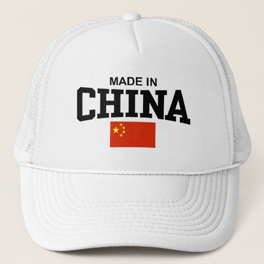 Made in China Truckerkappe (Vorderseite)