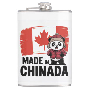 Made in Chinada Panda - Chinese Canadian Flachmann
