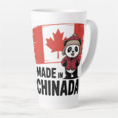 Made in Chinada Panda – Chinese Canadian Milchtasse (Rechte Ecke)