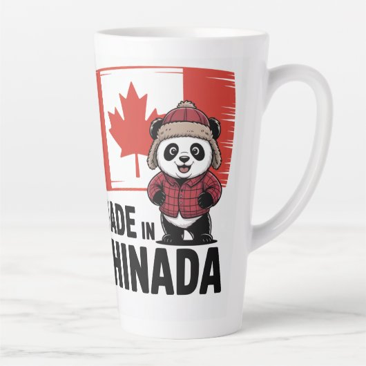 Made in Chinada Panda – Chinese Canadian Milchtasse (Rechts)