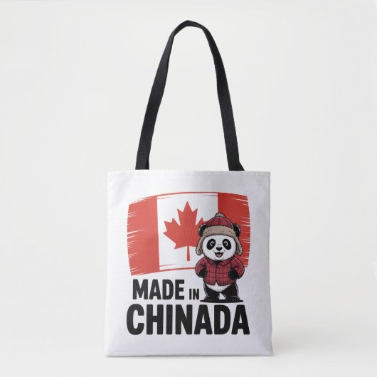 Made in Chinada Panda - Chinese Canadian Tasche (Vorderseite)