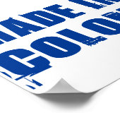 Made in Colombia Poster (Ecke)