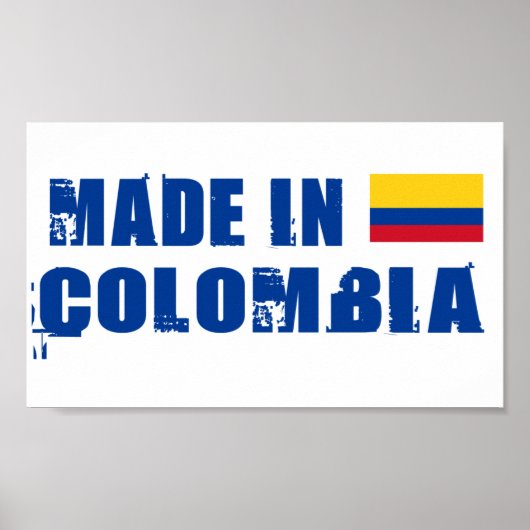 Made in Colombia Poster (Vorne)
