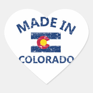 Made in Colorado Herz-Aufkleber