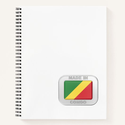 Made in Congo Notizblock (Vorderseite)